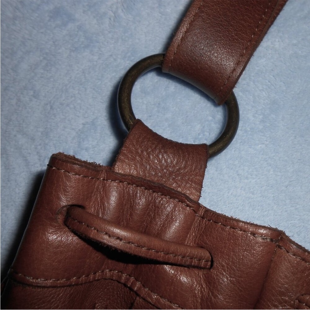 McFadin*****Fringe Brown Shoulder Bag!! - Picture 4 of 12